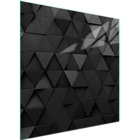 PLACA PROTECTORA DE VIDRIO PARA ESTUFA 50x52 NEGRO (1/5)