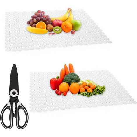 2 Piece PVC Kitchen Sink Mat Set for Stainless Steel Sinks (1/5)