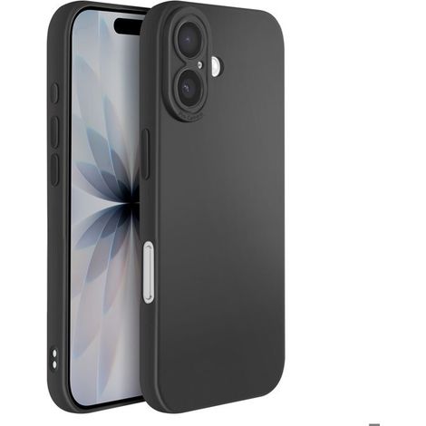 Coque - AVIZAR - iPhone 17 - Silicone Souple - Renfort Bloc Caméra - Noir (1/5)