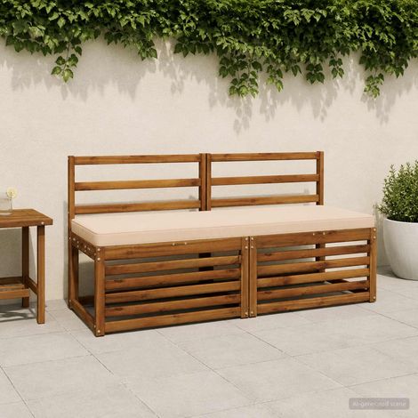 vidaXL Cojines para banco de 2 piezas VUGHT 2 uds. 100% Poliéster (1/5)