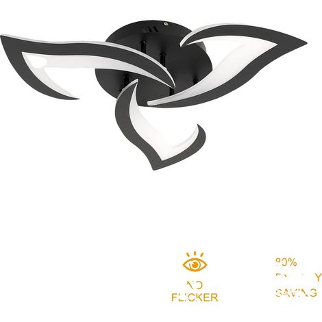 Lámpara de techo, diseño regulable, apta para múltiples aplicaciones, color negro. (1/2)