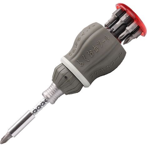 Tournevis à cliquet industriel multifonctionnel, jeu de cliquet manuel extensible de 8 embouts (1/5)
