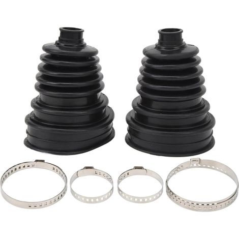 Soufflet Cardan Universel,Silicone Universel CV Bateau Vitesse constante Arbre d'entraînement Couverture poussière Forte élasticité Outils Voiture(2pcs) (1/5)