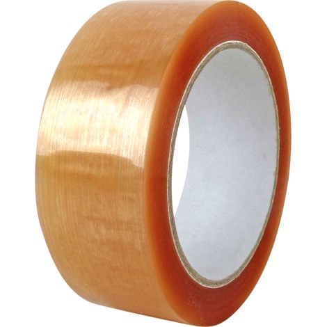 Lot de 48 Ruban adhésif polypropylène caoutchouc naturel 38 mm x 100 M Transparent