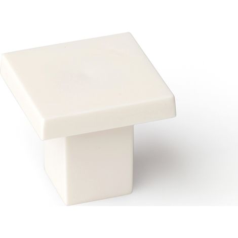 Pomo para Mueble Estilo Decorativo Fabricado en ABS Acabado en Blanco Medidas 303028 mm Sistema de Fijación - (1/4)