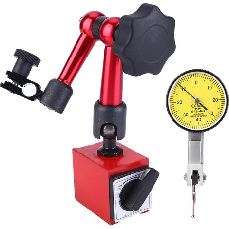 Indicateur de test à levier à cadran de haute précision 00,8 mm pour de multiples usages (1/5)
