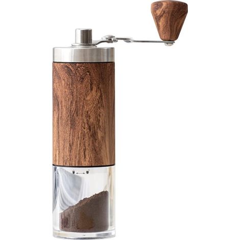 Moulin à café manuel portable en céramique avec manivelle, pour expresso, café à la française et café filtre, pour une utilisation à la maison et en voyage.-AquaForge (1/3)
