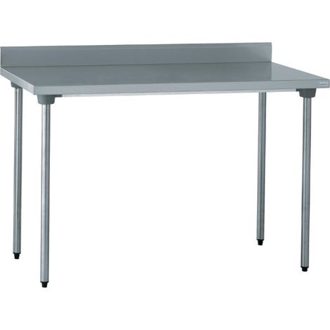 Table de préparation inox avec dosseret 1200mm - 40 x 700 x 900 mm - TOURNUS