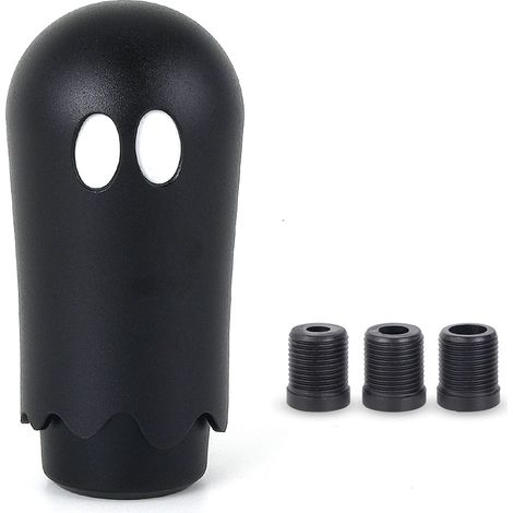 Halloween Ghost Gear Shift Knob, Aluminum Alloy, Personalized Creative Racing Car Gear Shift Lever - Black (Aluminum Alloy) (1/4)