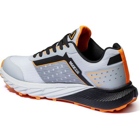 Scarpe da Lavoro Sparco S-Park Salou – Comfort Professionale Ultraleggero (Senza Puntale) - Colore: Argento / Nero - Taglia: 44