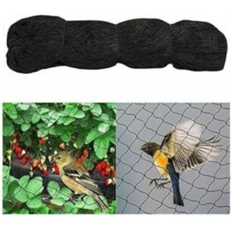 Anti-Bird Net, 5m x 10m Bird Netting, Bird Protection Net, Fruit Tree Netting, Black Bird Net Protects Fruit Trees and Vegetables from Damage (1/5)
