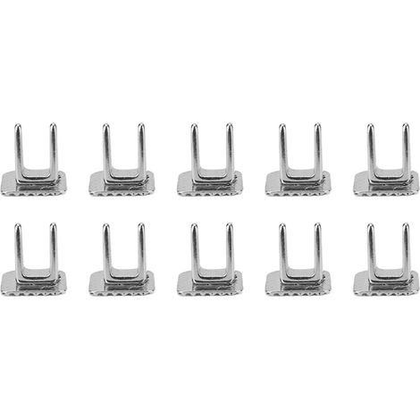10 pièces Charnière Dentaire Amovible en Acier Inoxydable Professionnel pour Orthodontie (1/5)