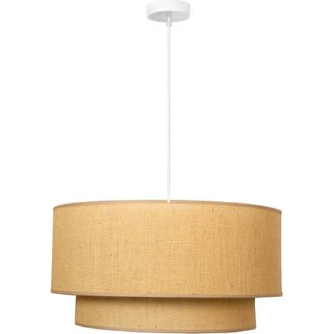 [NEUWERTIG] Euluna Hängeleuchte Boho Hängeleuchte Deckenlampe Pendelleuchte Jute Naturbraun B-Ware