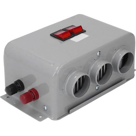 Chauffage Intérieur D'automobile, Chauffage de Voiture à 3 Trous DC24V 400-600W, Kit de Dégivreur de Pare-brise, Température Réglable, Faible Bruit, pour Atelier, Usine (1/5)