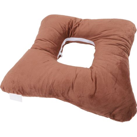 Coussin en forme de beignet pour hémorroïdes, soulagement des douleurs au coccyx, coussin médical anti-escarres pour femmes enceintes, personnes handicapées et paralysées (1/5)