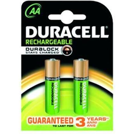 BATTERIA BATTERIE STILO RICARICABILI-2PZ - 1,2 V 1300 mAh DURACELL FERR 251761 (1/2)