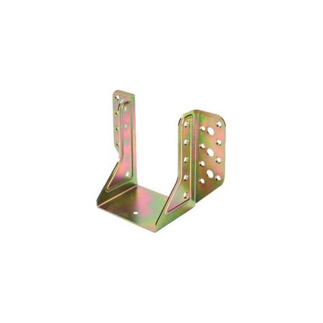 SUPPORTO APERTO PER TRAVE ART.784- - mm.46x81 - spessore mm.2 - 2 pezzi ALDEGHI
