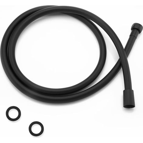 Verstärkter, platzfester PVC-Duschschlauch, 2 m, silber, Badezimmer (1/5)