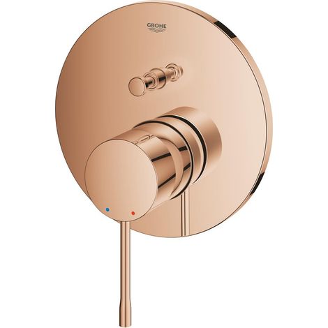 Mitigeur monocommande 2 sorties avec inverseur – Finition cuivre – Débit 27 l/min – Cartouche céramique 46 mm GROHE SilkMove - G24058DA1 (1/4)