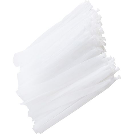 Sacchetti a rete in PE monouso, 100 pezzi, filtro anti-intasamento per lavello, sacchetto filtro elastico per cucina domestica. (1/5)