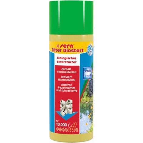 Sera Pond Filter Booster - Bacterias para la Activación del Filtro en Acuarios - 250 ml