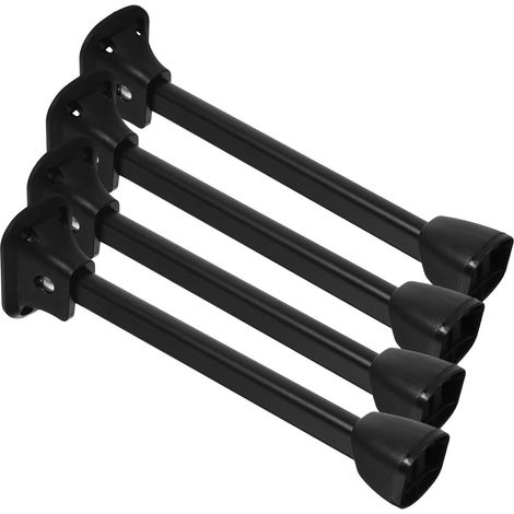 pliables pour table à manger 4 pièces en fer noir design (1/5)