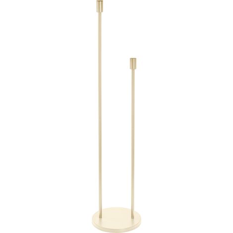 OSRAM Luminaire sur pied DECOR STICK FLOOR, 2 x E27, beige, acier inoxydable, scénarios d’éclairage personnalisés, idéal pour les pièces à vivre, interrupteur, design moderne, culot E27, décoratif (1/4)