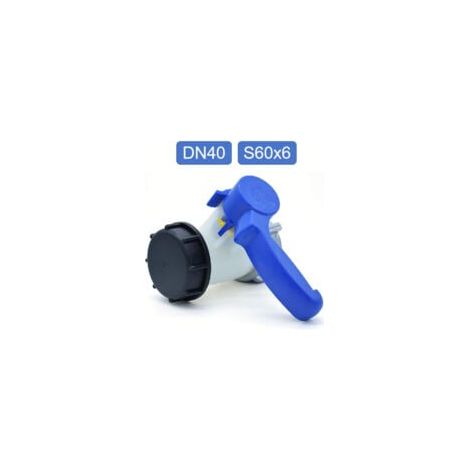 Vanne cuve - écrou S60X6 et sortie S60X6 - compatible Sotralentz - 1PCS (1/5)