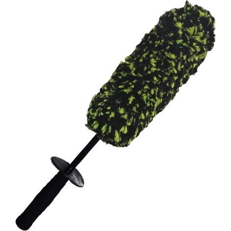 Brosse de Nettoyage pour Jantes de Voiture Outil Dépoussiérant Pneus Auto Brosse De Nettoyage Pour Jantes De Voiture Avec Poignée (1/5)