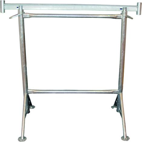 Tréteau de maçon Ø 49 mm de 1.20 à 2.10 m galvanisé pieds fixes (1/2)