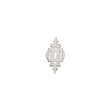 Entrée fer avec chanfrein - Hauteur : 85 mm - Sens : Porte - Décor : Poli - Largeur : 40 mm - DUBOIS