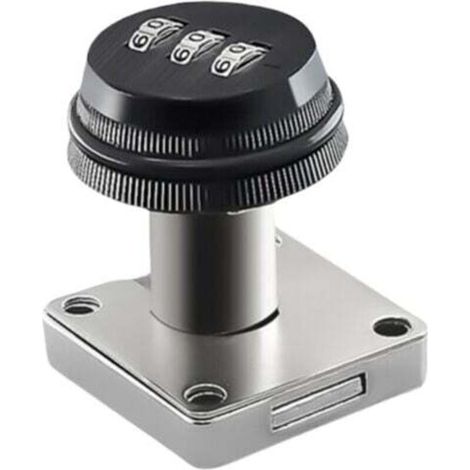 Ulisem Combination Cam Lock, Password-Coded Cabinet Lock in Zinc Alloy, Gold (1/2)