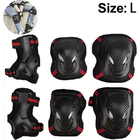 Kinderschutz Inline-Skating-Set Knieschoner Ellenbogenschoner Skateboard-Rollschuh-Fahren Ausrüstung Outdoor-Sport-Schutz (1/5)