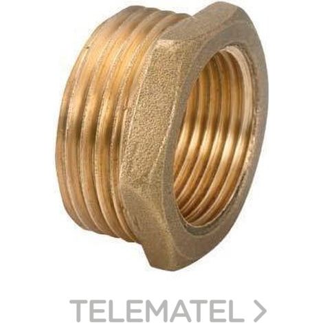 Reducción Hexagonal Macho - Hembra Latón  Medidas  Accesorios Fontanería: 2''-1''1/2