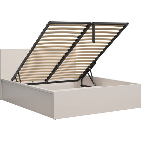 Lit coffre 160x200 sommier inclus Edwin Cachemire (1/5)