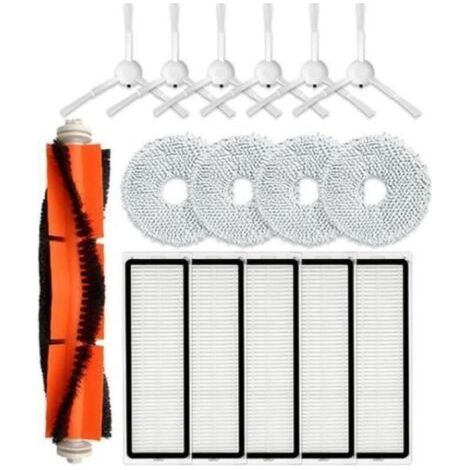 Ensemble d'accessoires pour aspirateur (1 brosse + 6 brosses latérales + 5 filtres + 4 chiffons) Pour Dreame Bot L10s Ultra Robot (1/4)
