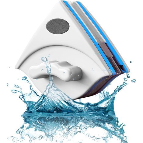 Lave Vitre Magnétique,Accueil Double Side Window Magnétique Cleaner,Nettoyeur Vitre Magnétique,Outil De Nettoyant Pour Essuie Glace En Verre,aux Fenêtres Simple Vitrage D'une Epaisseur de 3 à 8 mm (1/5)