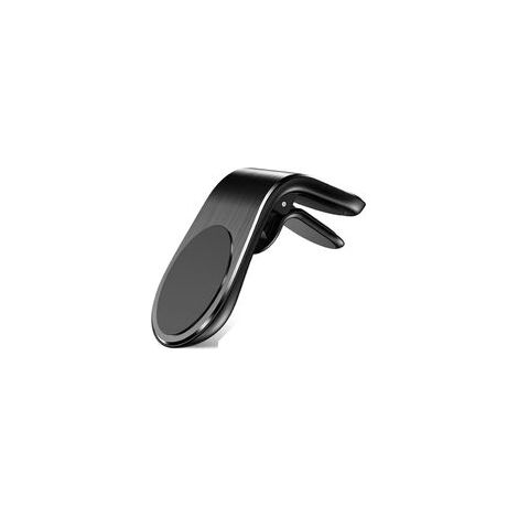 Support de voiture magnétique pour téléphone, universel, pour grille d'aération, noir (1/5)