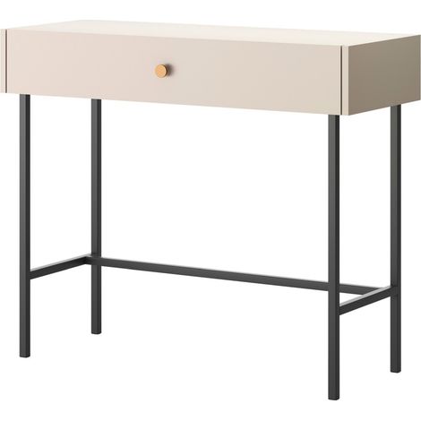 Selsey DIVENOS - Coiffeuse - avec tiroir - 93 cm - grège (1/5)