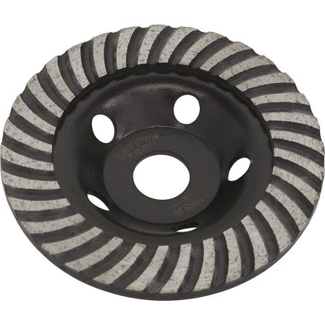 Sealey Concrete Grinding Head Turbo Row �125mm WDRTCUP125 (1/2)