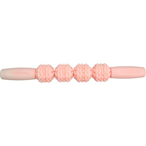 Bâton de massage musculaire portatif rose, pour la thérapie des points de déclenchement et la réduction des douleurs (1/5)