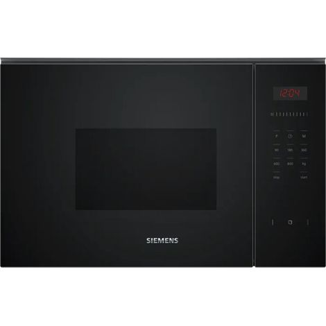 Siemens iQ300 BF523LMB1 microondas Negro Solo microondas Integrado 20 L 800 W