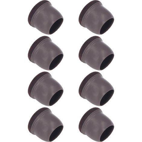 Lot de 8 protège-pieds de chaise, table, lit, meubles : coussinets souples et élastiques pour une utilisation domestique (grand format). (1/5)