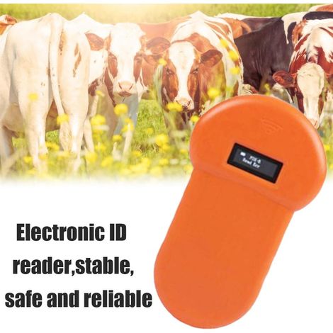 Tragbarer Mikrochip-Scanner mit OLED-Display, USB-aufladbar, zur Identifizierung von Tier- und Haustierchips (1/4)