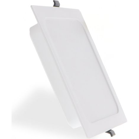 IluminaShop - Downlight LED Cuadrado Serie Eco 15W IP20  Blanco Frio 6500K