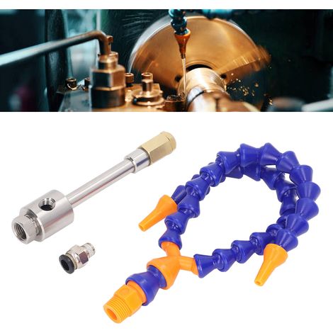 Kit de refroidisseur d'air universel à double tête en 3 pièces avec refroidisseur à tube vortex miniature en acier inoxydable 08 (1/5)