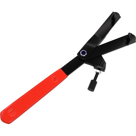 Outils Manuels Clé D'embrayage de Volant D'inertie 36‑110 Mm Clé de Support de Poulie Universelle Réglable pour Clés à Molette Moto VTT (1/4)