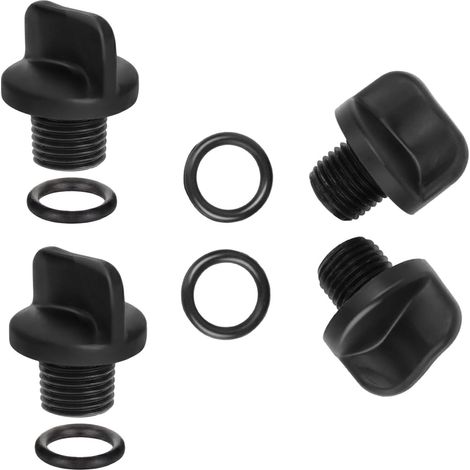 Lot de 4 vis de vidange pièces de rechange pour douche solaire valve de vidange pour piscine ZHUDAZHAO (1/5)