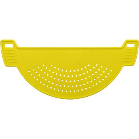 Filtre jaune pour panier en asphalte, ustensiles de cuisine, filtre à eau multifonctionnel en plastique et maille d'asphalte, gadget de cuisine (1/4)