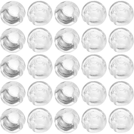 Transparent Chain Blind Chain Clamp Stopper Chain Bead Fastener Accessories for Curtains Easy to Install and
